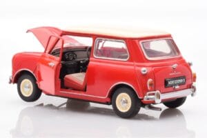 Mini Cooper 1275 S Sarkans Kyosho 1:18 8840 Metāls — attēls 5 no 8