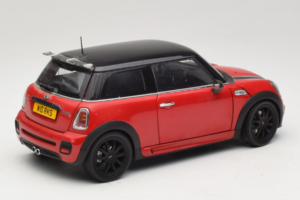 Mini Cooper John Cooper Works R56 Sarkans & Melns Kyosho 1:18 80430419909 Metāls — attēls 3 no 8