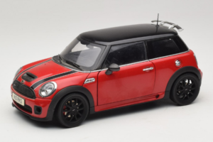 Mini Cooper John Cooper Works R56 Sarkans & Melns Kyosho 1:18 80430419909 Metāls