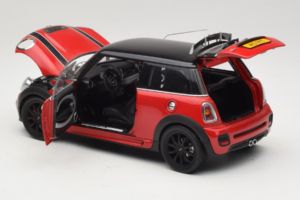 Mini Cooper John Cooper Works R56 Sarkans & Melns Kyosho 1:18 80430419909 Metāls — attēls 5 no 8
