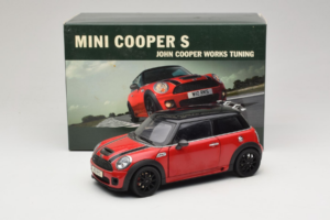 Mini Cooper John Cooper Works R56 Sarkans & Melns Kyosho 1:18 80430419909 Metāls — attēls 8 no 8