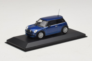 Mini Cooper One R50 Aero Zils Minichamps 1:43 431138270 Metāls — attēls 2 no 4