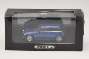 Mini Cooper One R50 Aero Zils Minichamps 1:43 431138270 Metāls — attēls 4 no 4
