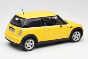 Mini Cooper One R50 Aerodinamikas Pakete Dzeltens Kyosho 1:18 80430148553 Metāls — attēls 3 no 8