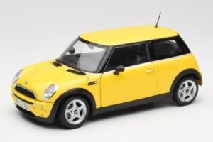 Mini Cooper One R50 Aerodinamikas Pakete Dzeltens Kyosho 1:18 80430148553 Metāls