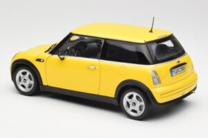 Mini Cooper One R50 Aerodinamikas Pakete Dzeltens Kyosho 1:18 80430148553 Metāls — attēls 7 no 8