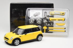 Mini Cooper One R50 Aerodinamikas Pakete Dzeltens Kyosho 1:18 80430148553 Metāls — attēls 8 no 8