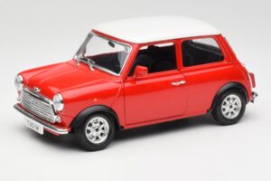 Mini Cooper Sarkans Bburago 1:18 3379 Metāls