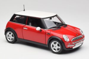 Mini Cooper R50 Sarkans Maisto 1:18 31619 Metāls — attēls 6 no 8