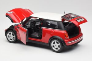 Mini Cooper R50 Sarkans Maisto 1:18 31619 Metāls — attēls 7 no 8