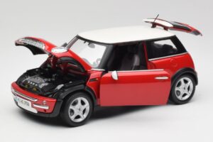 Mini Cooper R50 Sarkans Maisto 1:18 31619 Metāls — attēls 8 no 8