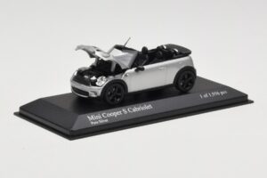 Mini Cooper S R57 Kabriolets Sudrabs Minichamps 1:43 431138830 Metāls — attēls 6 no 6