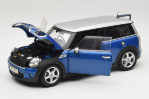 Mini Cooper S Clubman R55 Zils & Sudrabs Kyosho 1:18 80430421048 Metāls — attēls 2 no 8