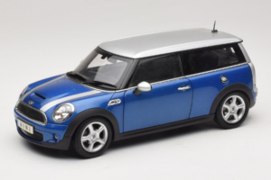 Mini Cooper S Clubman R55 Zils & Sudrabs Kyosho 1:18 80430421048 Metāls