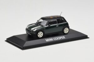 Mini Cooper S R53 Zaļš Ar Svītrām Minichamps 1:43 MINI006 Metāls — attēls 4 no 4