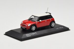 MINI Cooper S R53 Sarkans Minichamps 1:43 431138200 Metāls — attēls 2 no 5