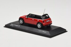 MINI Cooper S R53 Sarkans Minichamps 1:43 431138200 Metāls — attēls 3 no 5