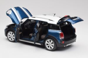 Mini Countryman F60 Island Zils & Balts Kyosho 1:18 80432447940 Metāls — attēls 5 no 8