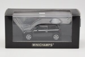 Mini One R50 Melns Ar Melnu Jumtu Minichamps 1:43 MINI005 Metāls — attēls 4 no 5