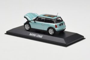 Mini One R50 Gaiši Zaļš Ar Gaiši Zaļu Jumtu Minichamps 1:43 MINI003 Metāls — attēls 3 no 4