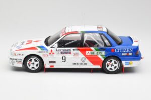 Mitsubishi Galant VR-4 #9 K. Eriksson / S. Parmander RAC Rally 1990 IXO 1:18 18RMC192A Metāls — attēls 3 no 6