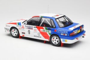 Mitsubishi Galant VR-4 #9 K. Eriksson / S. Parmander RAC Rally 1990 IXO 1:18 18RMC192A Metāls — attēls 5 no 6