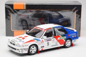 Mitsubishi Galant VR-4 #9 K. Eriksson / S. Parmander RAC Rally 1990 IXO 1:18 18RMC192A Metāls — attēls 6 no 6