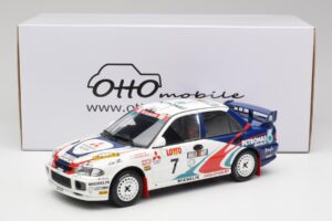 Mitsubishi Lancer Evo 3 Group A #4 T. Makinen / S. Harjanne Rally Australia 1996 Otto 1:18 OT475 Sveķi — attēls 6 no 6
