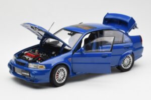 Mitsubishi Lancer EVO VI Zils RHD AUTOart 1:18 77151 Metāls — attēls 2 no 8