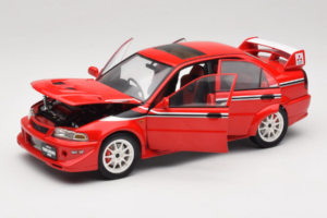 Mitsubishi Lancer Evo VI Tommi Makinen Edition Sarkans AUTOart 1:18 77156 Metāls — attēls 2 no 8