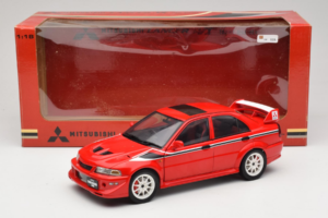 Mitsubishi Lancer Evo VI Tommi Makinen Edition Sarkans AUTOart 1:18 77156 Metāls — attēls 8 no 8