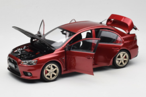 Mitsubishi Lancer Evolution X Sarkans OEM 1:18 MLE02 Metāls — attēls 2 no 8