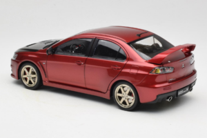 Mitsubishi Lancer Evolution X Sarkans OEM 1:18 MLE02 Metāls — attēls 7 no 8