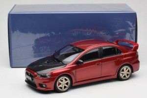 Mitsubishi Lancer Evolution X Sarkans OEM 1:18 MLE02 Metāls — attēls 8 no 8