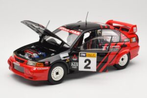 Mitsubishi Lancer Evolution VI #2 Y. Kataoka / S. Hayashi Winner Rally Canberra 1999 AUTOart 1:18 89942 Metāls — attēls 2 no 8
