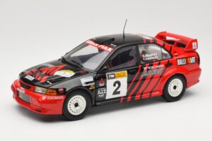 Mitsubishi Lancer Evolution VI #2 Y. Kataoka / S. Hayashi Winner Rally Canberra 1999 AUTOart 1:18 89942 Metāls