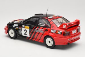 Mitsubishi Lancer Evolution VI #2 Y. Kataoka / S. Hayashi Winner Rally Canberra 1999 AUTOart 1:18 89942 Metāls — attēls 7 no 8