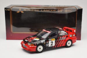 Mitsubishi Lancer Evolution VI #2 Y. Kataoka / S. Hayashi Winner Rally Canberra 1999 AUTOart 1:18 89942 Metāls — attēls 8 no 8