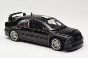Mitsubishi Lancer Evolution WRC Plain Body Melns AUTOart 1:18 80528 Metāls — attēls 6 no 8