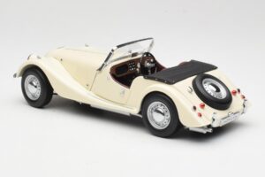 Morgan 4/4 Series II Balts Kyosho 1:18 08111W Metāls — attēls 7 no 8