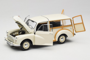 Morris Minor Traveller Balts Minichamps 1:18 150137010 Metāls — attēls 2 no 9