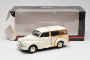 Morris Minor Traveller Balts Minichamps 1:18 150137010 Metāls — attēls 9 no 9