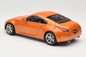 Nissan 350Z Z33 Sunset Orange AUTOart 1:18 77312 Metāls — attēls 7 no 8
