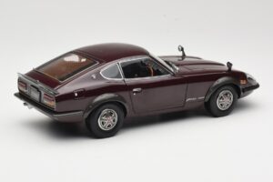 Nissan Fairlady 240Z-G S30 Bordo Kyosho 1:18 08212M Metāls — attēls 3 no 8