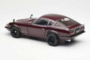Nissan Fairlady 240ZG Brūns Kyosho 1:18 08217M Metāls — attēls 7 no 8