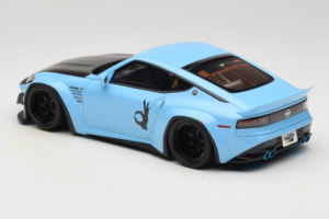 Nissan Fairlady Z RZ34 Pandem China Blue Black GT Spirit 1:18 GT943 Sveķi — attēls 5 no 6
