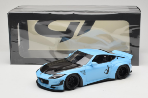 Nissan Fairlady Z RZ34 Pandem China Blue Black GT Spirit 1:18 GT943 Sveķi — attēls 6 no 6