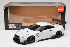 Nissan GT-R R35 Boost Wars 2 Balts Jp Kraemo 1:18 KRAEMO001 Metāls — attēls 7 no 7