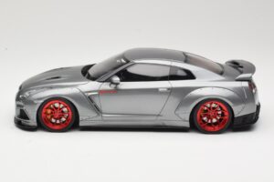 Nissan GT-R R35 Prior Design Pelēks GT Spirit 1:18 GT243 Sveķi — attēls 3 no 6