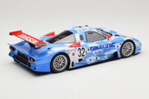 Nissan R390 GT1 #32 R. Calderari / J-D. Deletraz / B. Gachot Team Nissan 24 Hours of Le Mans 1998 GT Spirit 1:18 GT529 Sveķi — attēls 2 no 6